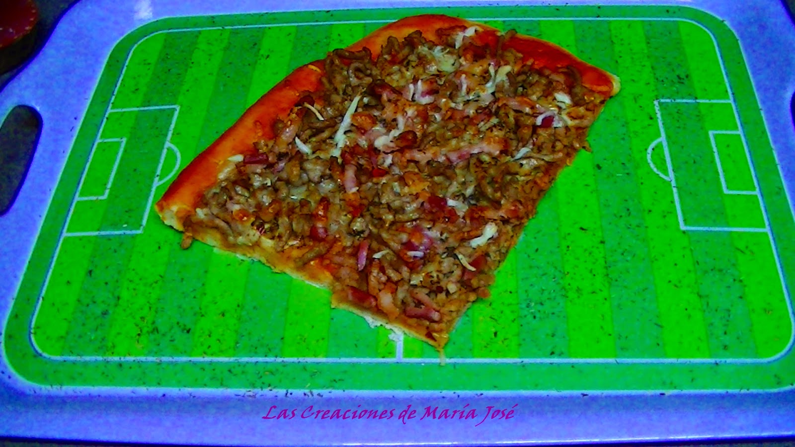 Pizza De Carne Y Chimichurri