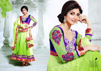 Shilpa Shetty's latest photoshoot in salwar kameez suits