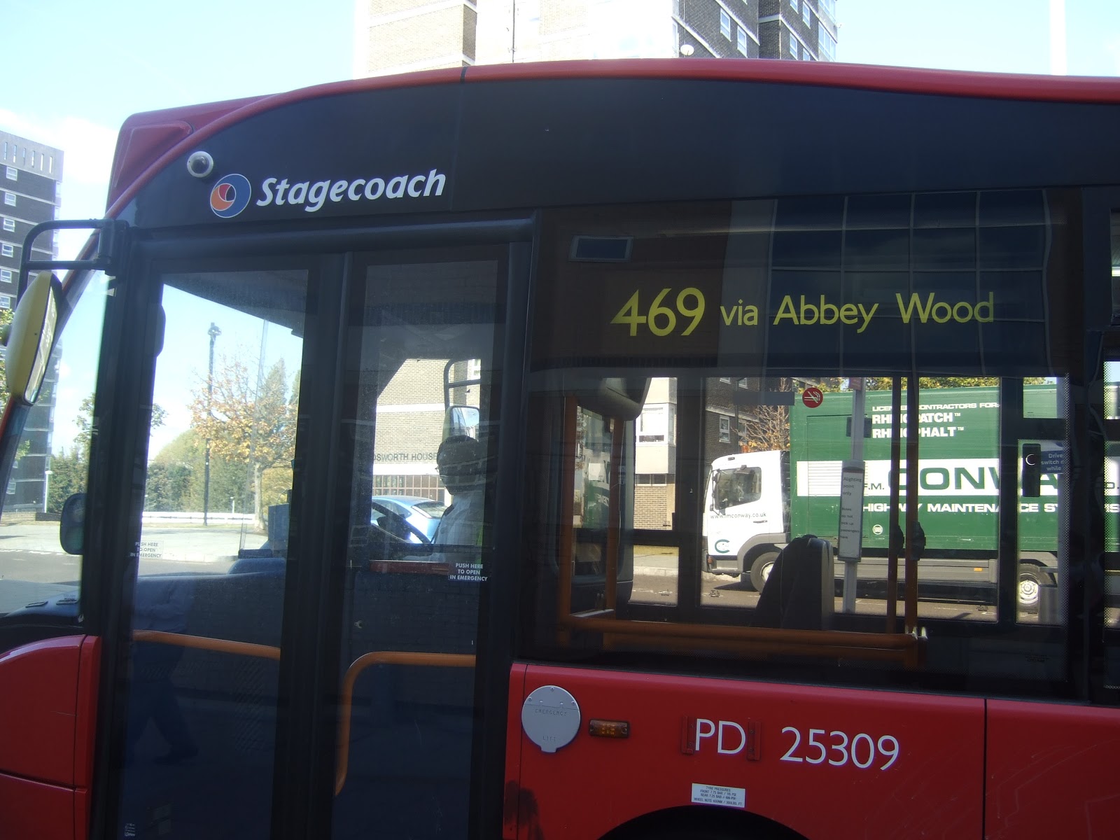 London buses one bus at a time the return The Number 469 Route