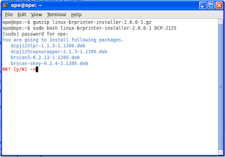 Mudahnya Install Printer Brother DCP-J125 di Linux