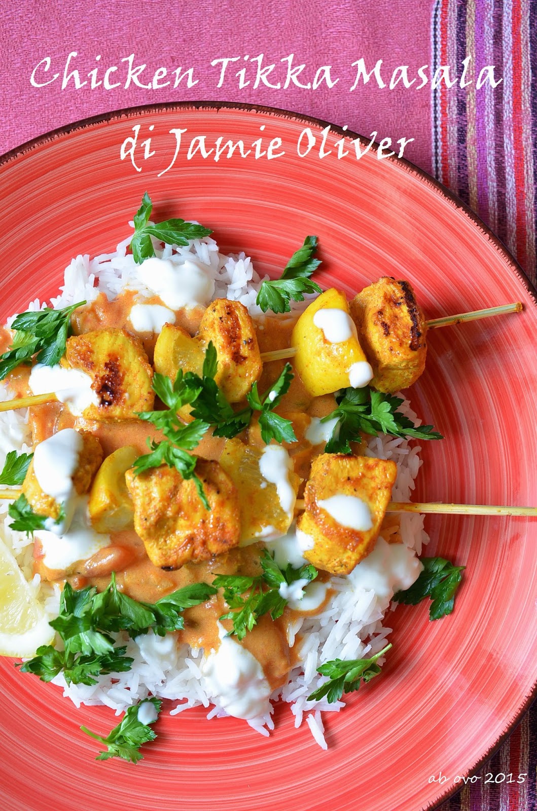 Ab oVo. Blog di ricette Chicken Tikka Masala di Jamie Oliver