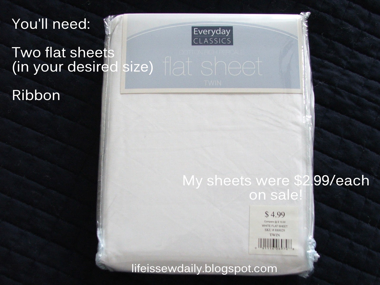 Life is {Sew} Daily Easy Duvet Cover {Tutorial}