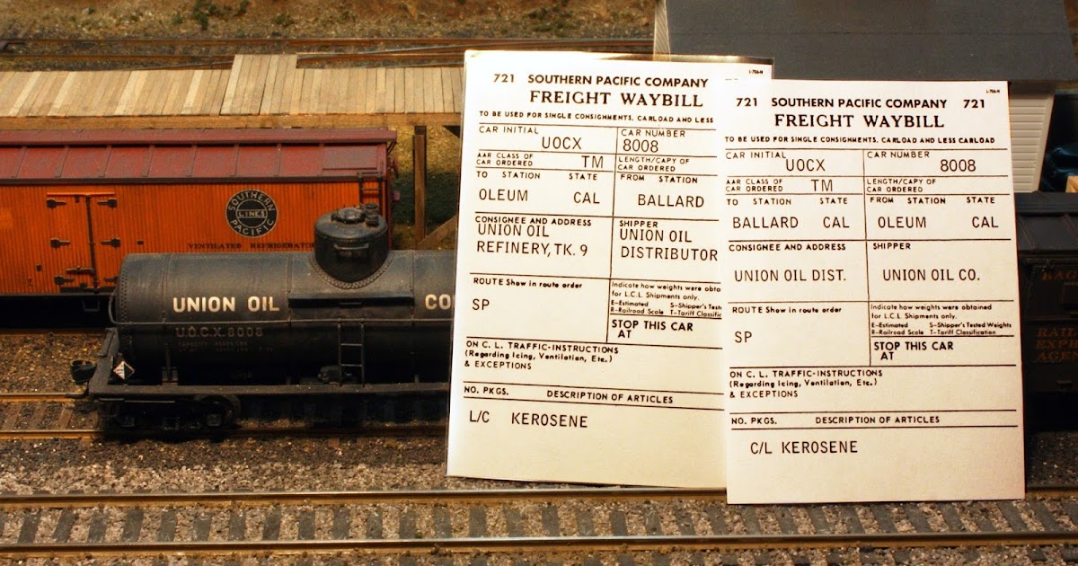 modeling the SP Waybills, Part 34 the onepiece waybill