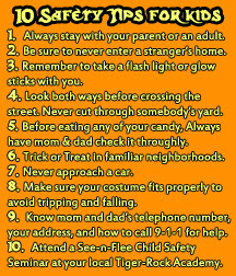 tiger rock martial arts of west knoxville a treat from tiger rock halloween safety tips flyer