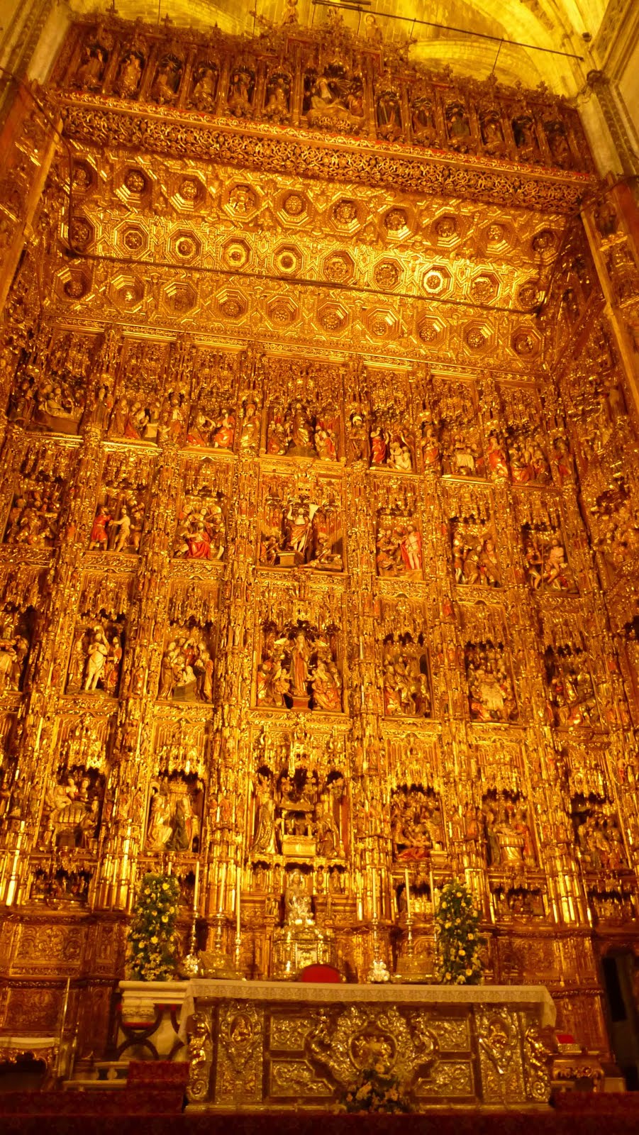 Le retable doré de la Cathédrale de Séville