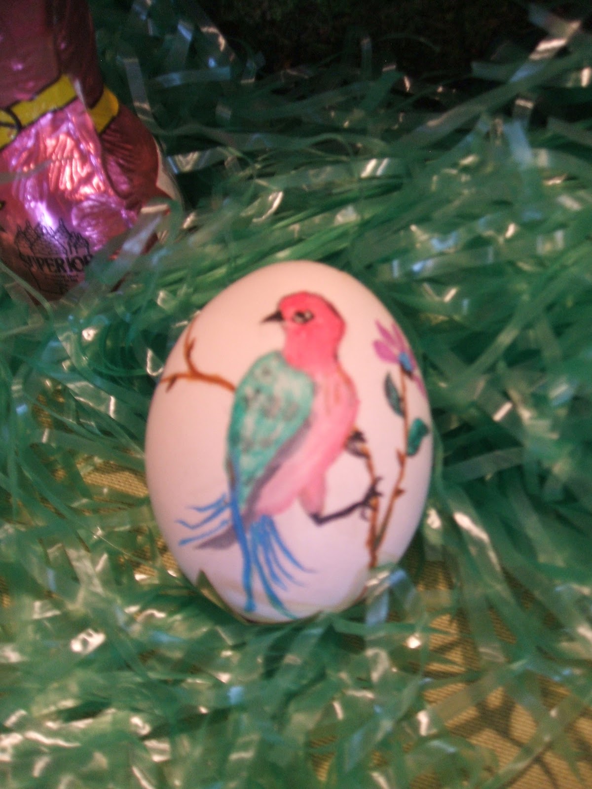 REinvented style REceiving Guests EASTER TABLE WITH HAND PAINTED