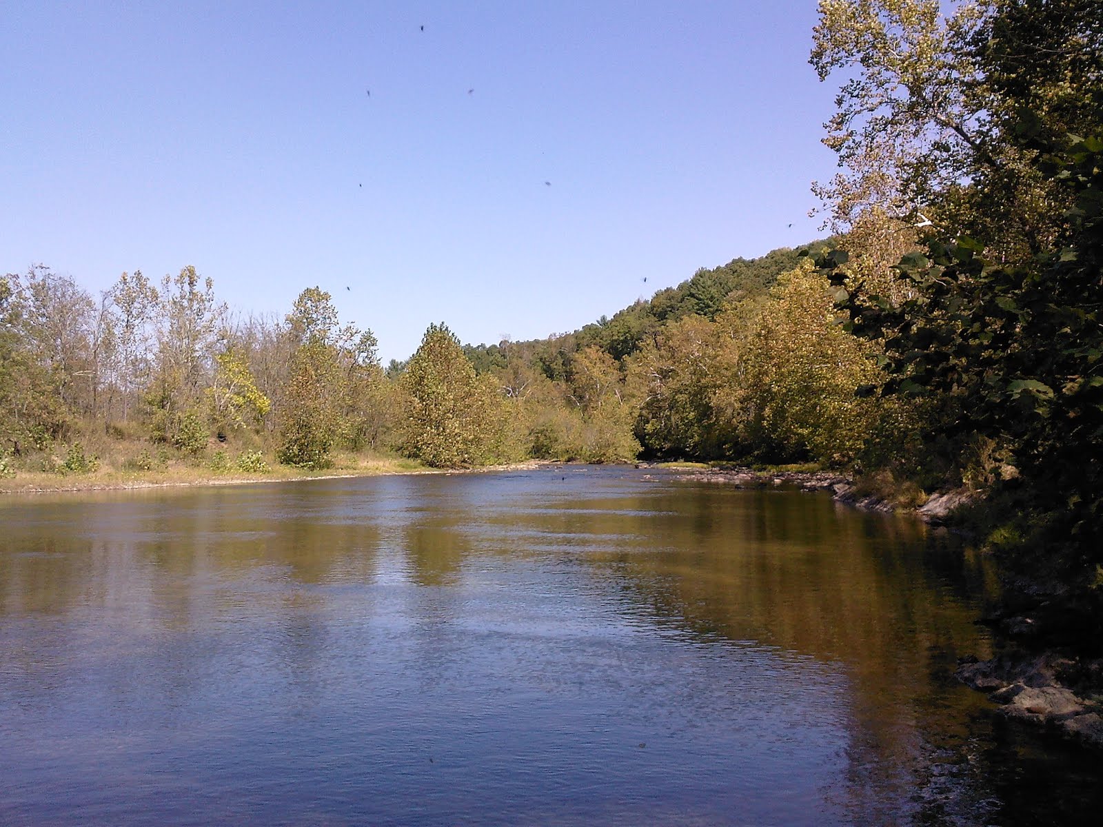 Virginia Paddler Maury River south of Buena Vista, October 2011