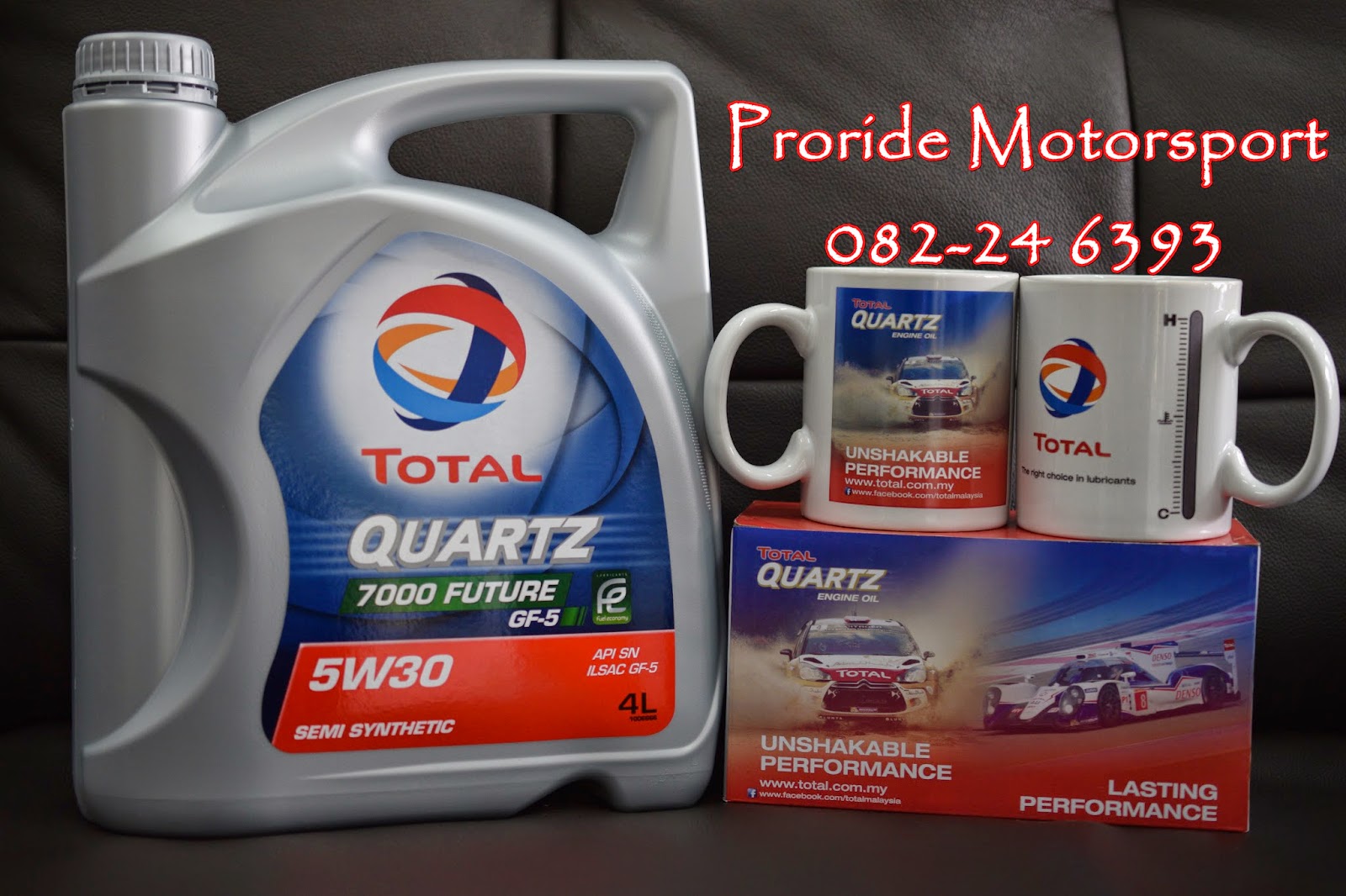 Proride Motorsports Total Quartz 7000 5W30 with FREE Gift