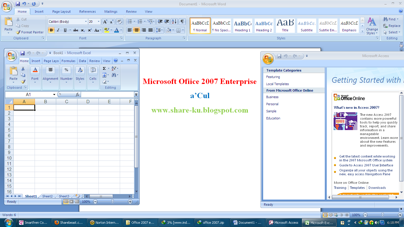 Microsoft Office 2007 Enterprise Edition Activation Key