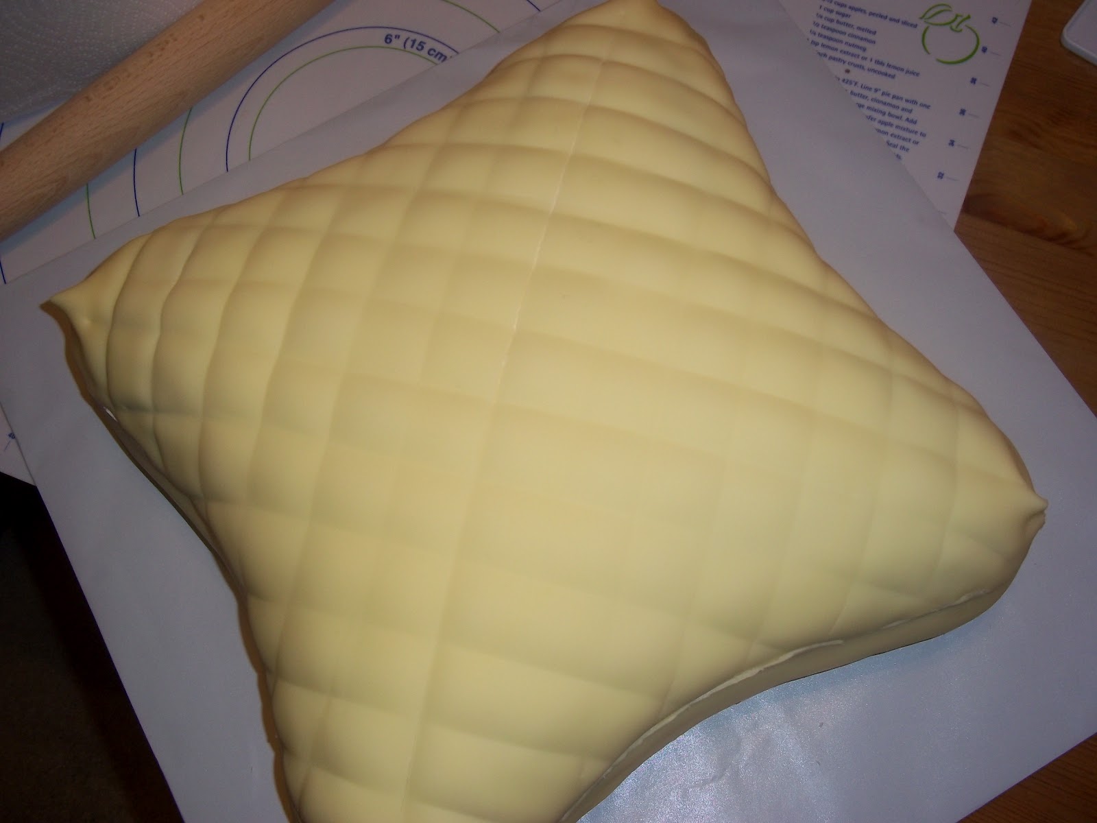 Muffins & Makeup Pillow Wedding cake