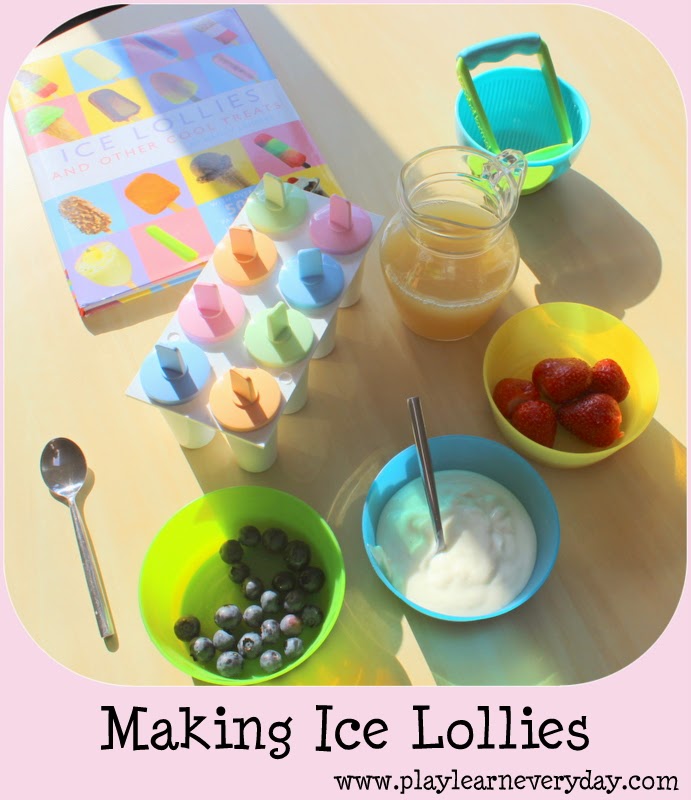 Making Ice Lollies Play and Learn Every Day