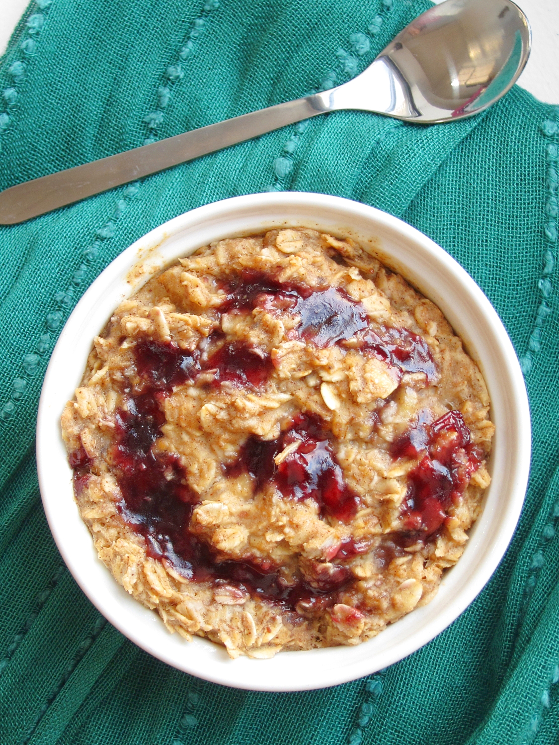 The Oatmeal Artist PB&J Baked Oatmeal