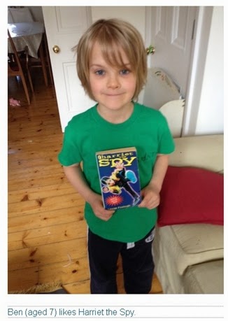 Ben (Aged 7) likes Harriet the Spy