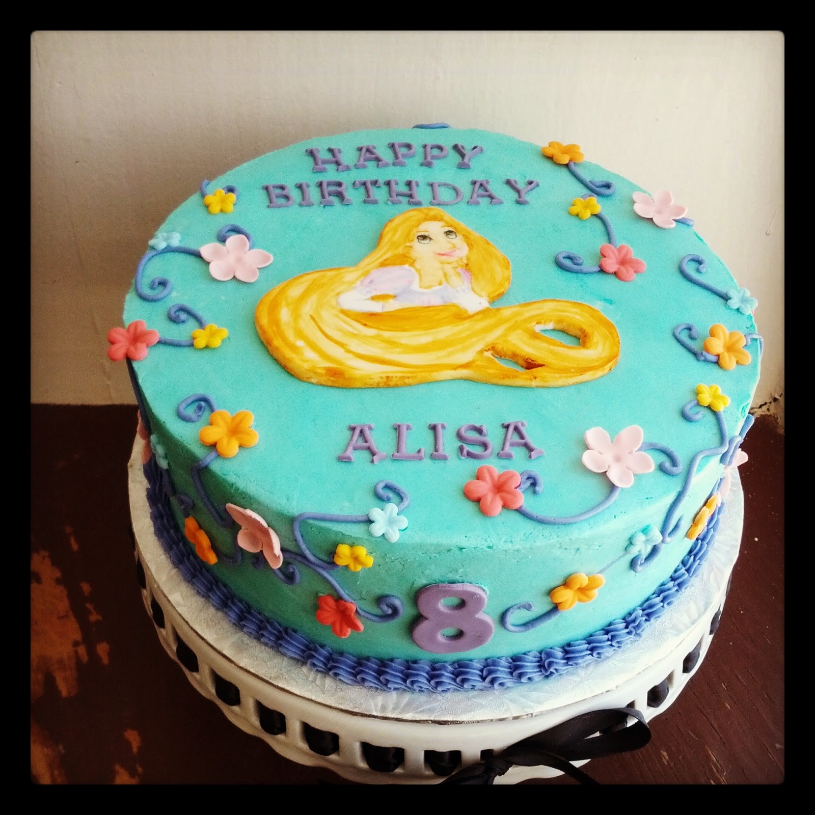 Second Generation Cake Design Rapunzel Princess Birthday Cake