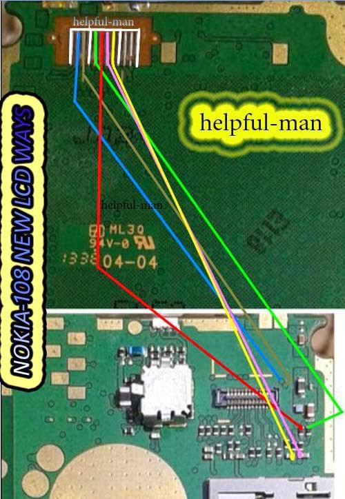 nokia 108 lcd display jumper ways Mobile Guide Line
