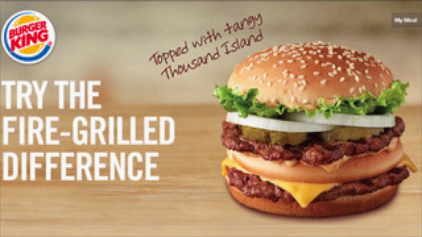 Burger King's Big King Sandwich Review Review Spew