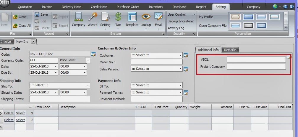 Invoice Invoice
