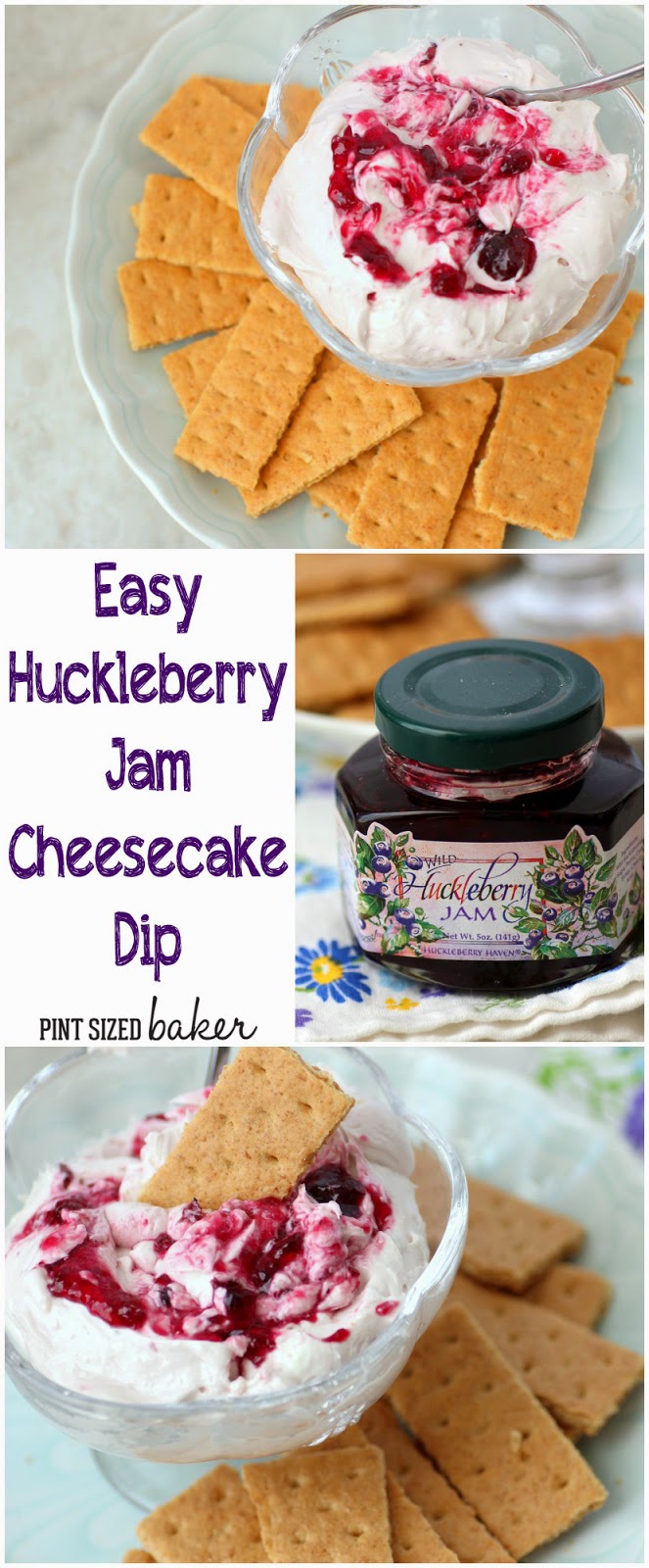 The wonderful flavor of Montana's huckleberries comes to your kitchen in this Huckleberry Jam Cheesecake Dip. It's a tasty party treat!