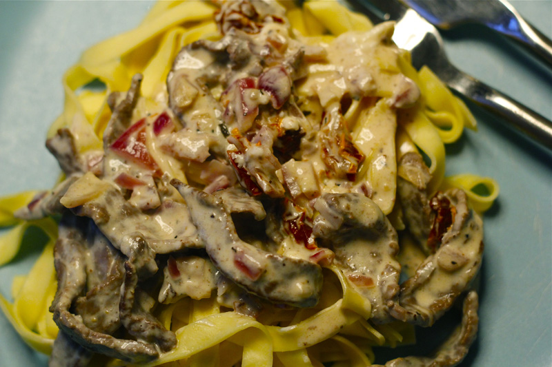 lövbiff pasta vitlök lövbiff pasta vitlök