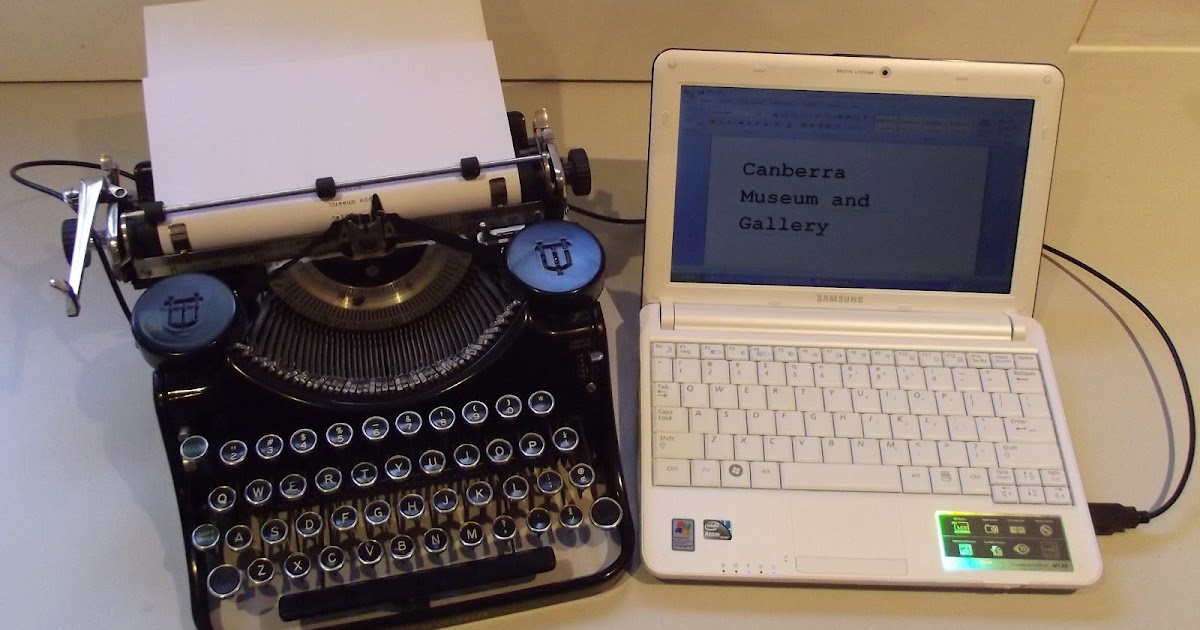 oz.Typewriter The USB Typewriter in Action