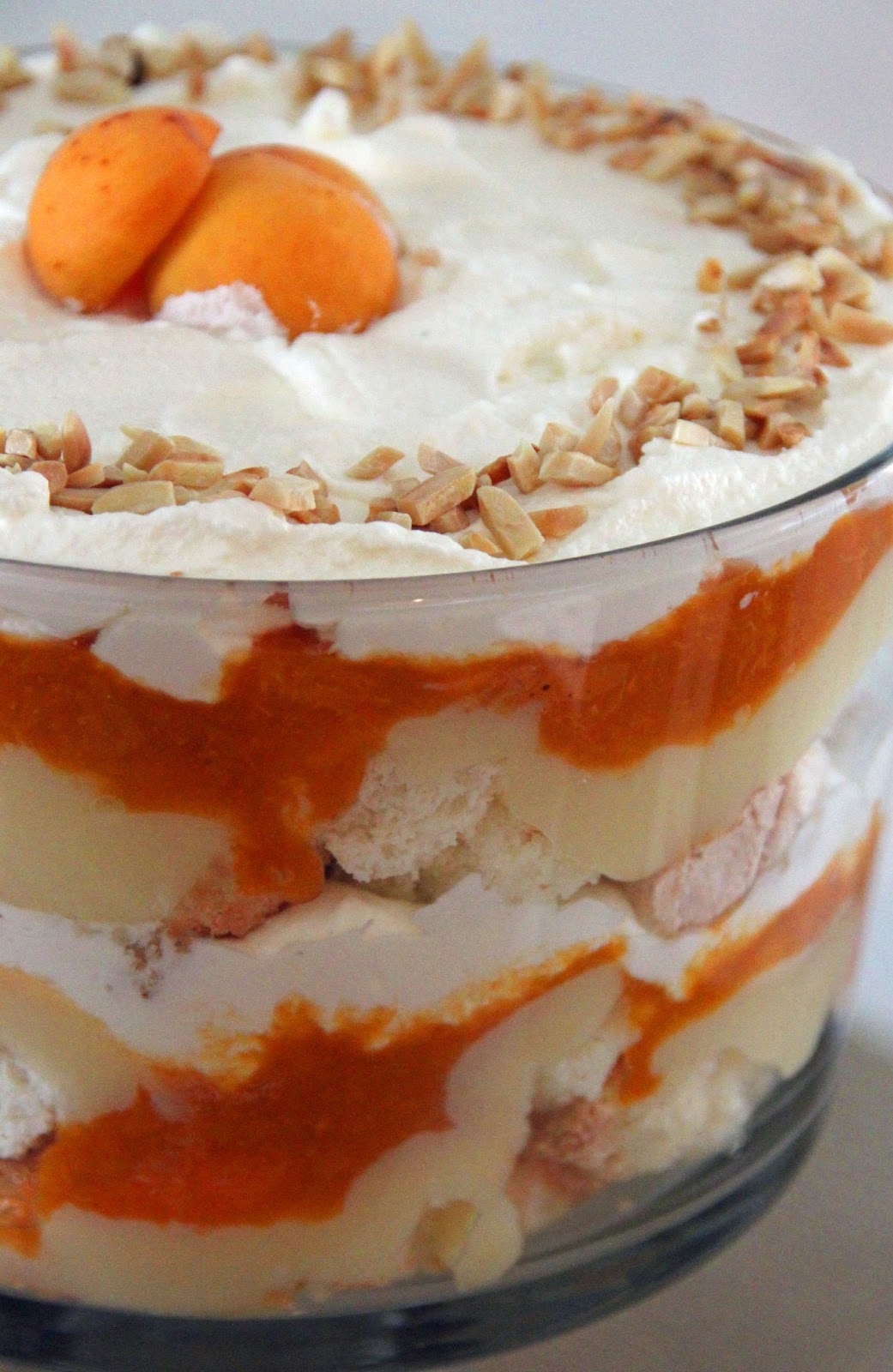 Jo and Sue Apricot Angel Food Trifle