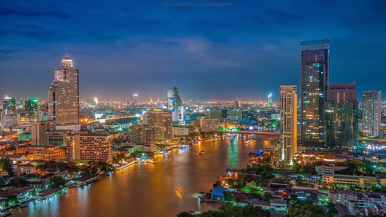 タイ バンコク での生活情報 バンコクのきれいな夜景写真