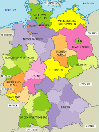 printable germany map provinces printable germany map provinces
