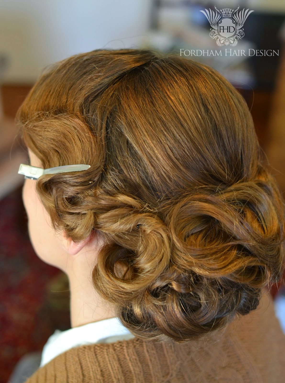 Vintage Wedding Hair With Fingerwaves Inspired By Downton Abbey