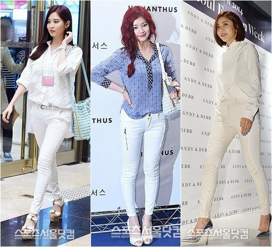 Netizen Buzz White Skinnies Seohyun Son Dambi Jung Somin