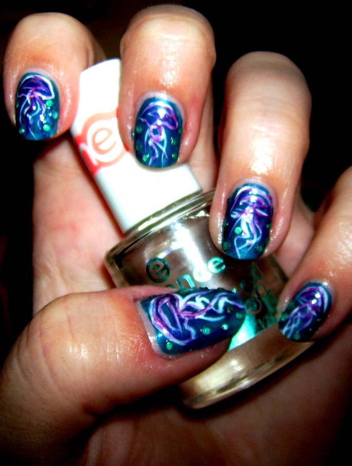 German Nails Art Design Idea
