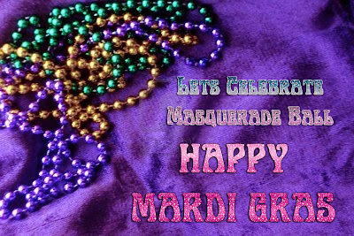 Beautiful Happy Mardi Gras Invitation Beads Cards Free Downloads