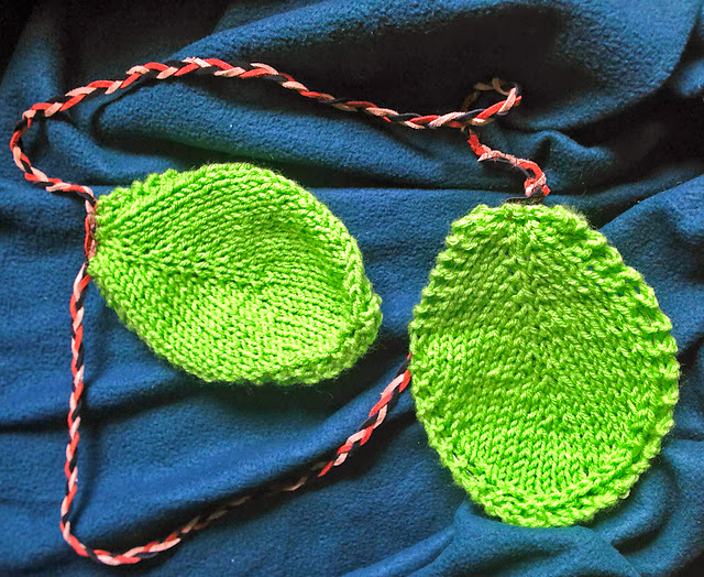 LJLowe's Art Blog Knitted Leaves Loincloth FREE PATTERN