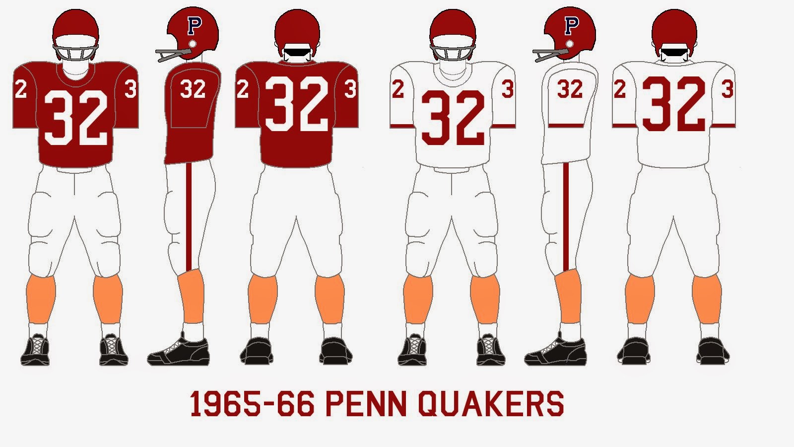 Gridiron Garb Penn Quakers (196566)