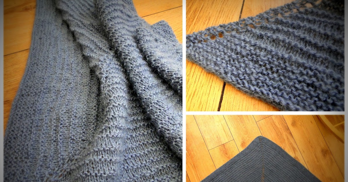 3 Rabbits Patterns: Very easy FREE Shawl knitting pattern