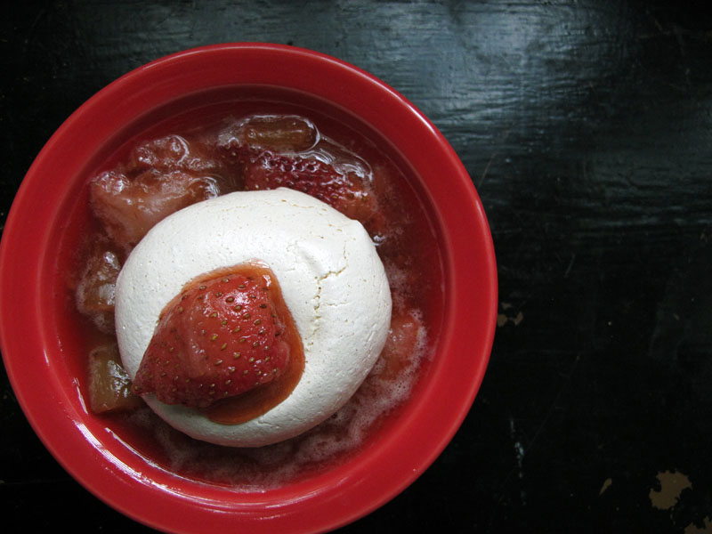 meadows cooks healthy recipes strawberryrhubarb and meringues