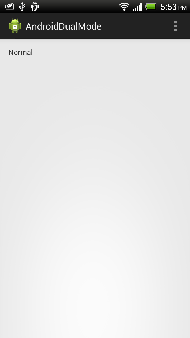 Androider Handle different layout for phone and tablet, in seperated