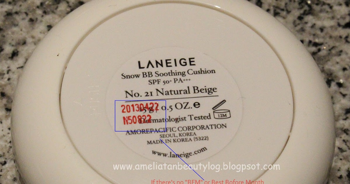 Ameliatan's Beauty Log How To Read Korean Product Expiration Date