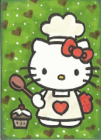 My new passion! Artist Trading Cards (ATC)!: Hello Kitty by Sanrio