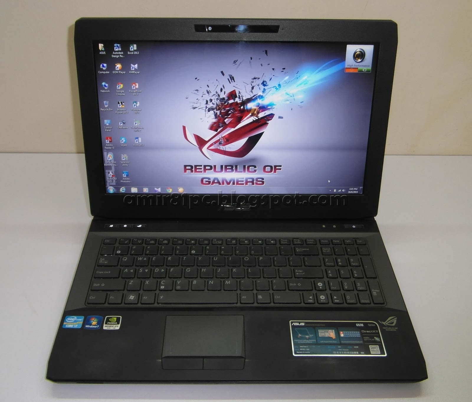 Three A Tech Computer Sales and Services Used Gaming Laptop Asus ROG