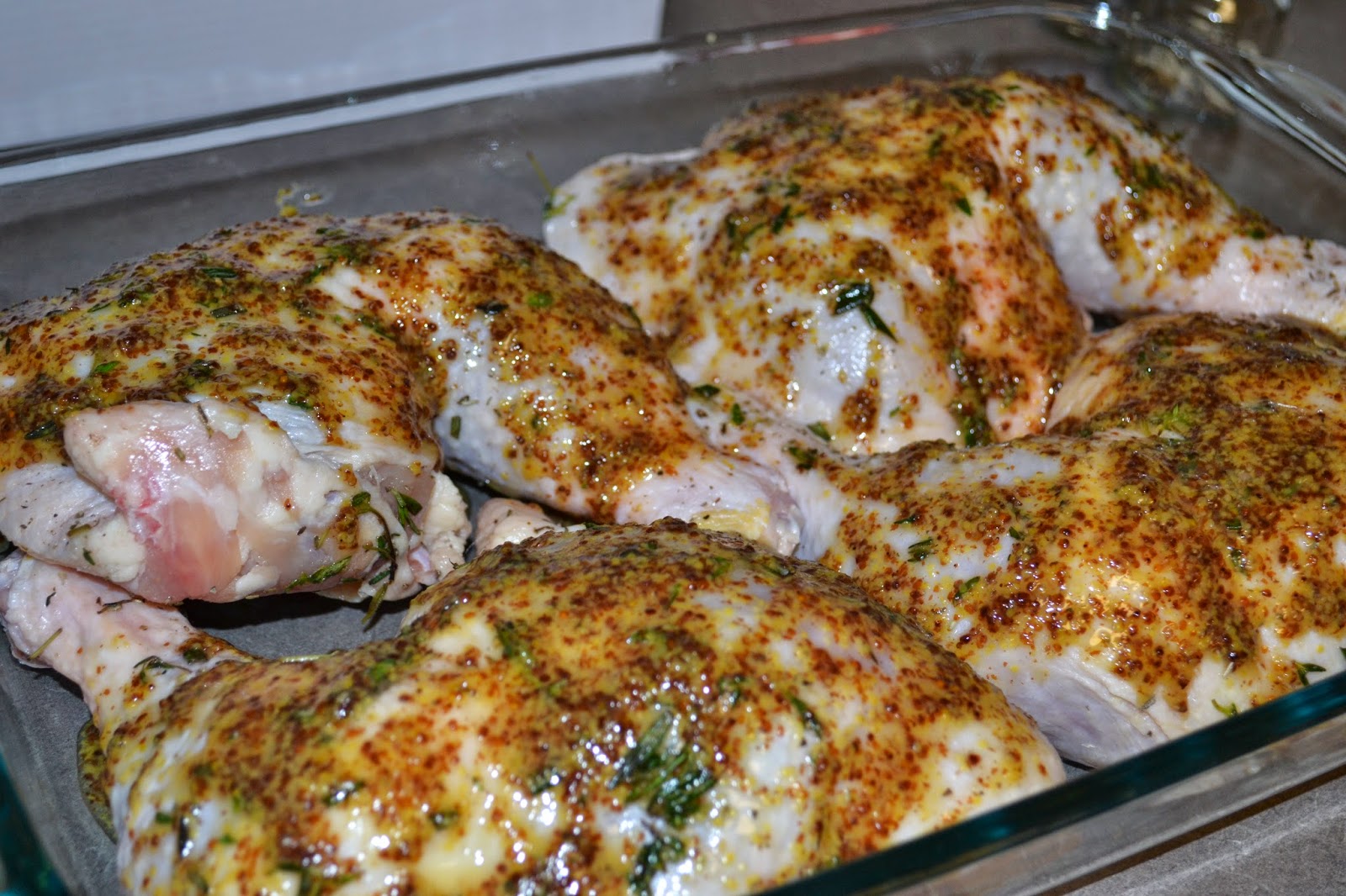 Honey and Whole Grain Mustard Baked Chicken Feed the Fashionista