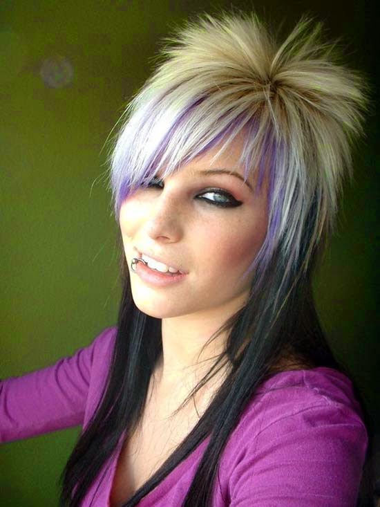 HAIRSTYLES FOR FEMALES: FUNKY HAIRSTYLES FOR MEDIUM LENGTH HAIR