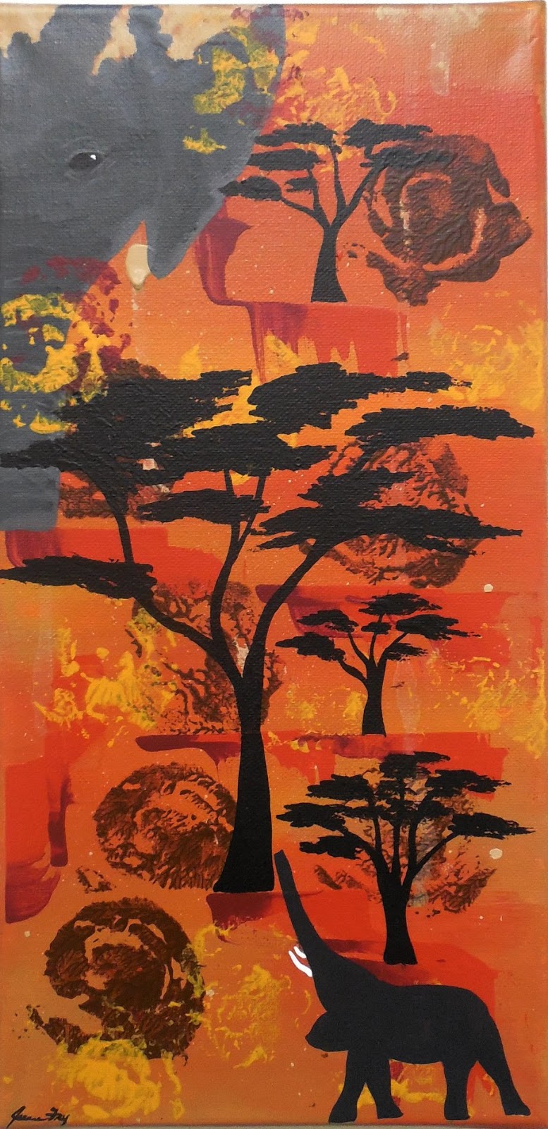 Conscious Art Studios Through the Elephants Eyes and the Elephant