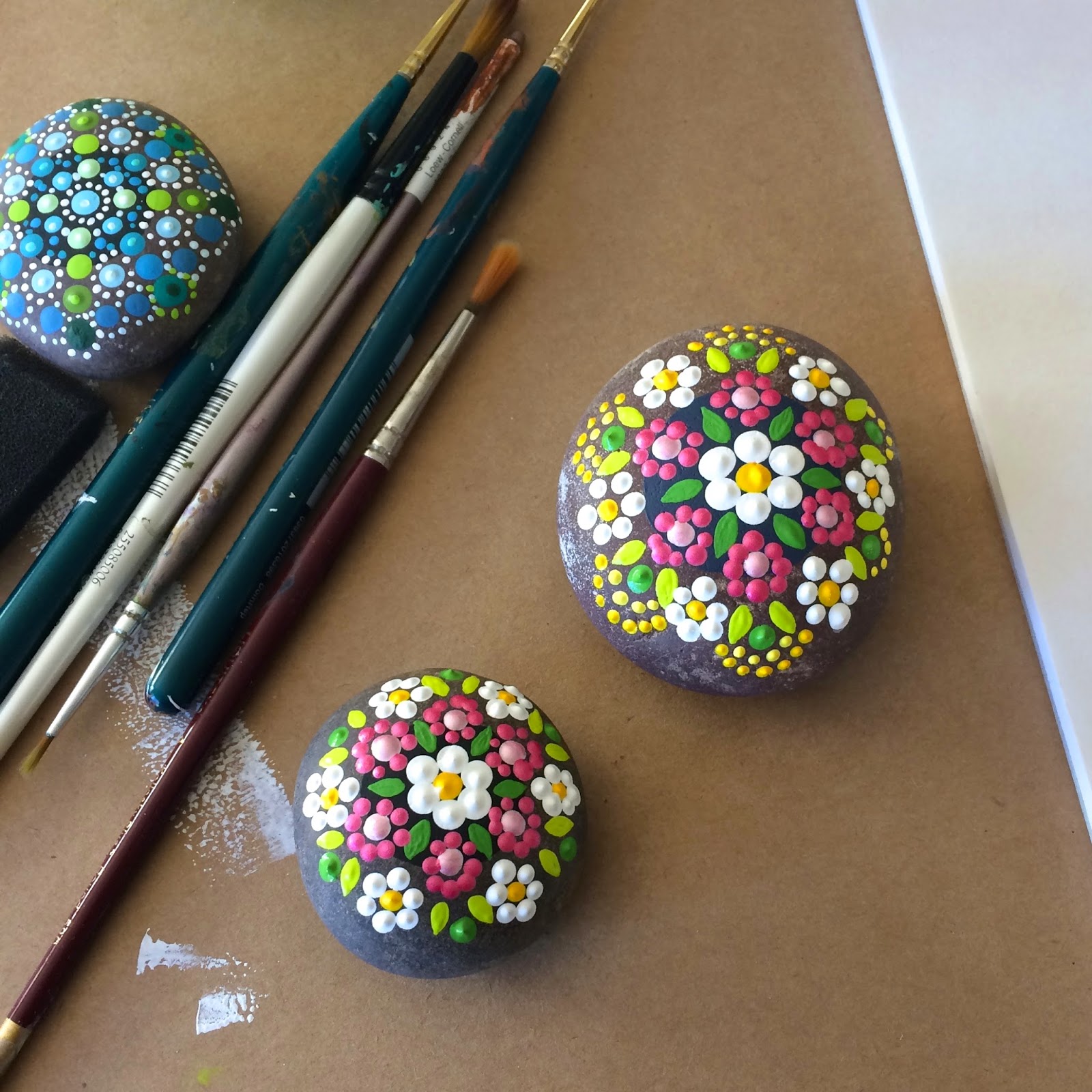 Fabric And Ink and Everyday Life Sneak Peek Painted Rocks