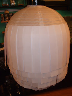 diy lampshade -- upcycle it!