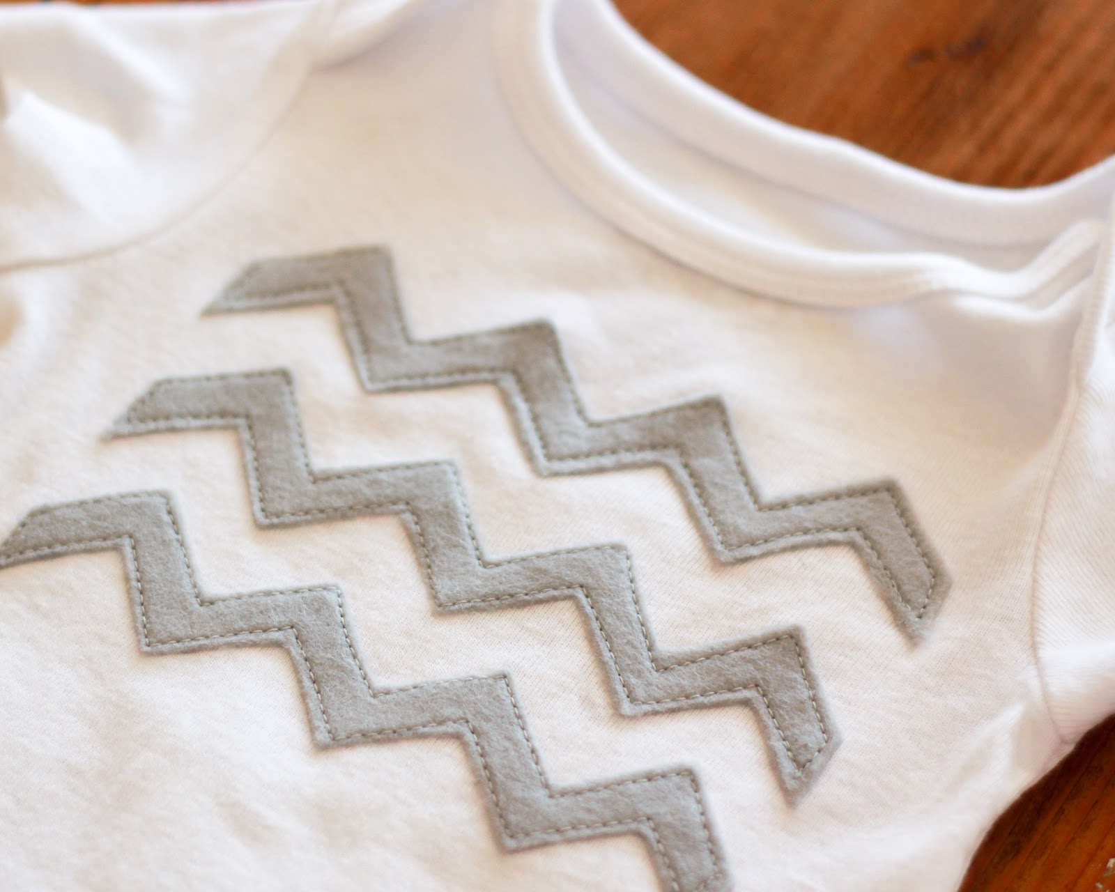 Finley and Oliver DIY Chevron Stripes Applique