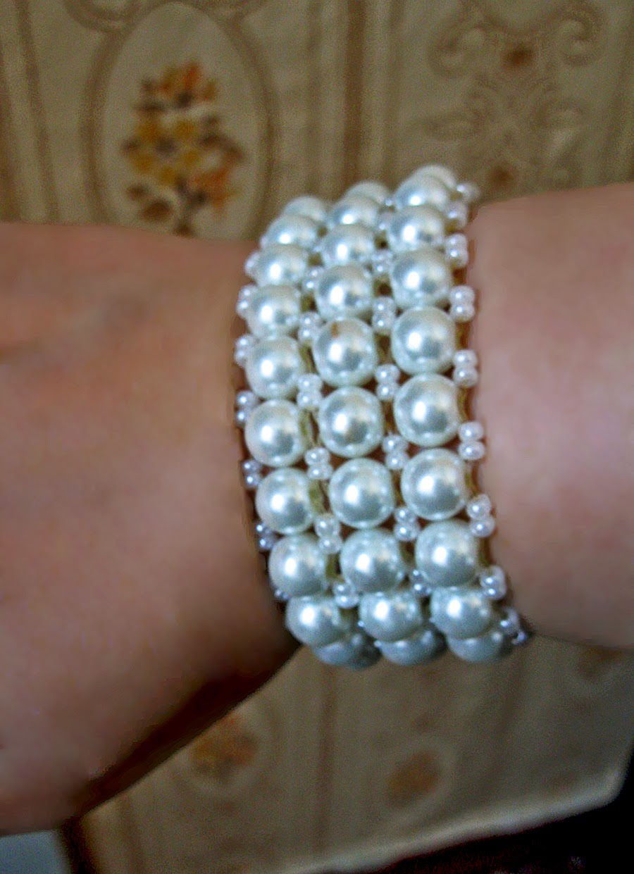 Knitting And Beading Wedding Bridal Accessories and Free pattern