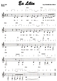 Partitur Lagu-lagu: Lagu Daerah Es Lilin (Not Angka Not Balok)
