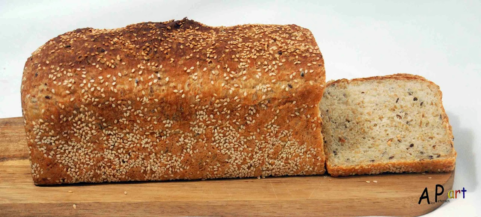 Alex the Contemporary Culinarian Burghul Wheat Grain and Flax Seed Bread