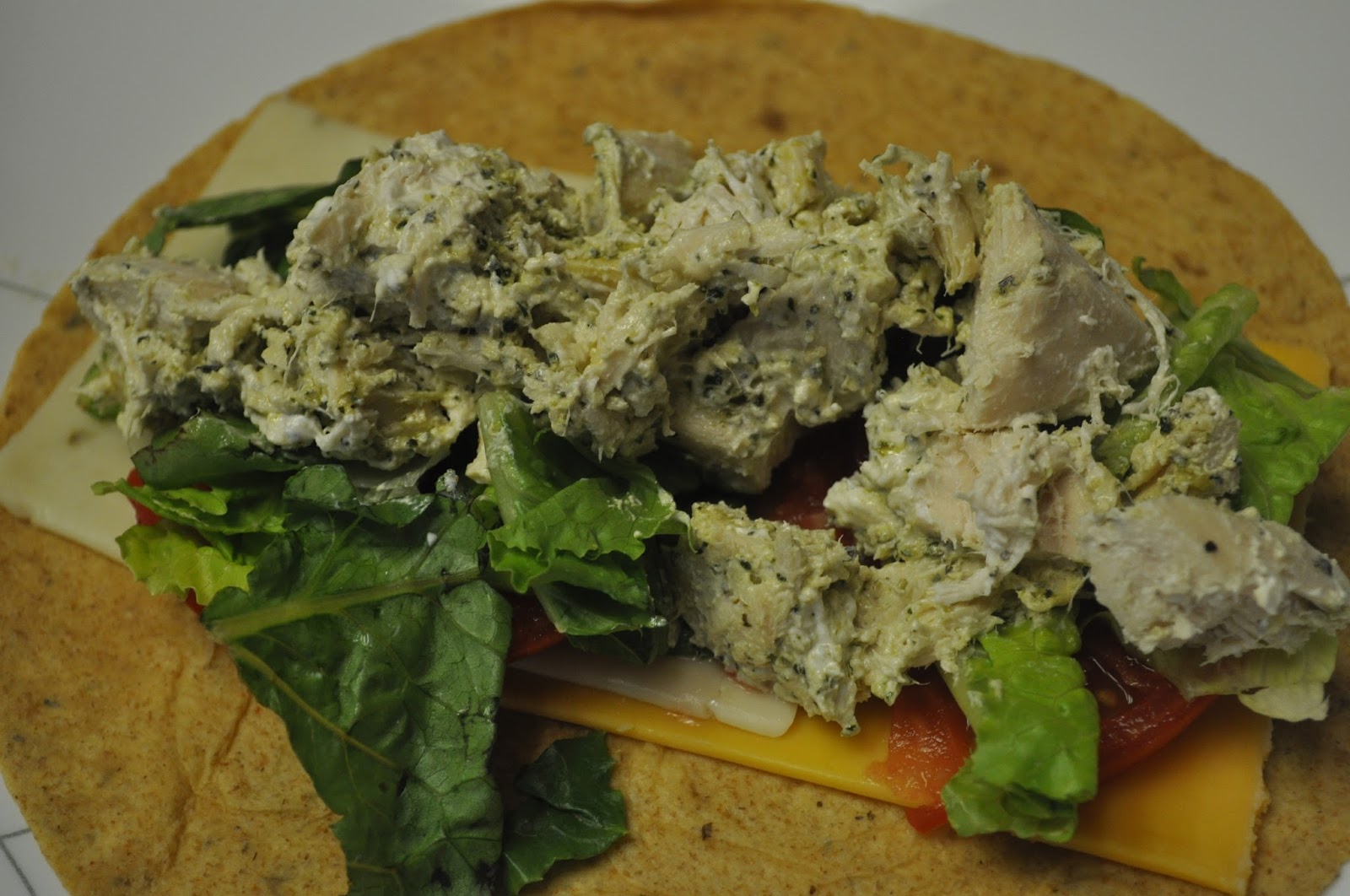 Beth's Favorite Recipes Pesto Chicken Wraps