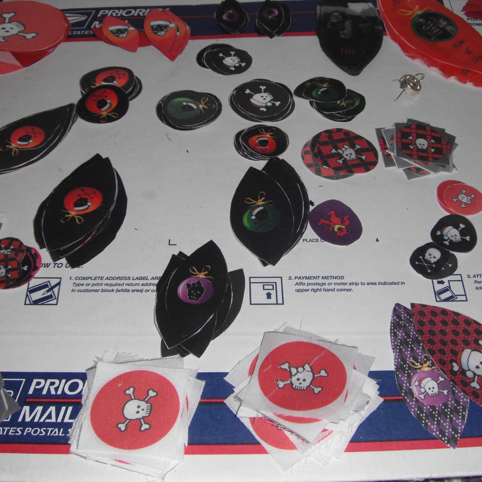 Behind the Scenes at Dark Rose Treasures Fabric Decoupage Glass Ball